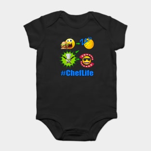 Chef Life Cooking Lifestyle #ChefLife Cheese Burger Baby Bodysuit